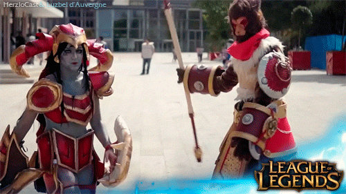 Wukong and Shyvana cosplay