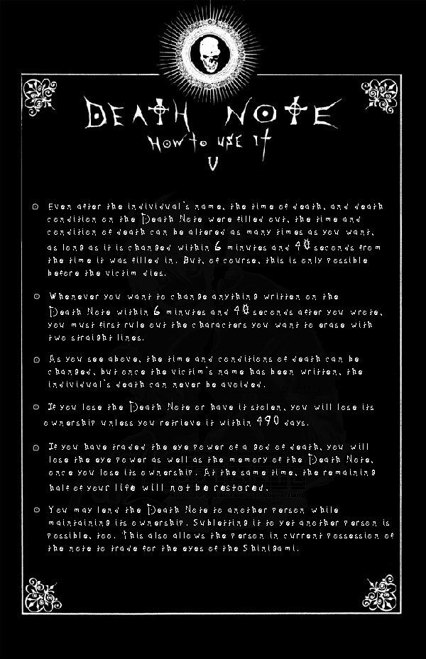 Page 5: DEATH NOTE by Leustante on DeviantArt