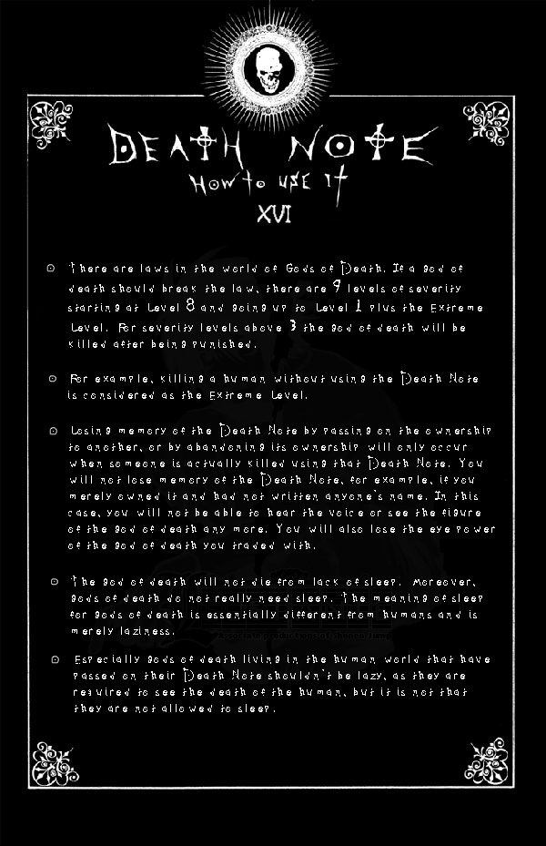 Death Note Adventure Page 16: DEATH NOTE by Leustante on DeviantArt