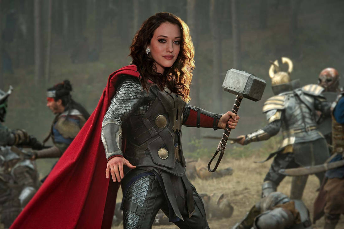 Kat Dennings Thor By Endprocess77 On DeviantArt kat-dennings-thor-by-endprocess77-on-deviantart