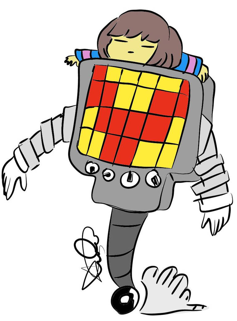 MTT And Frisk by SabrinaAmatistaKaila on DeviantArt