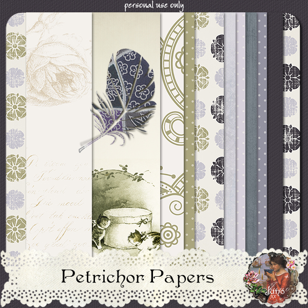 juno Petrichor Papers: Free Digital Kit Part 2