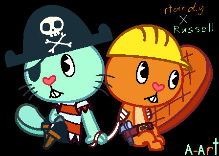 HTF Handy X Russell by HandyxRussell10 on DeviantArt