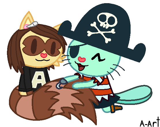 Deaf boy and Pirate girl