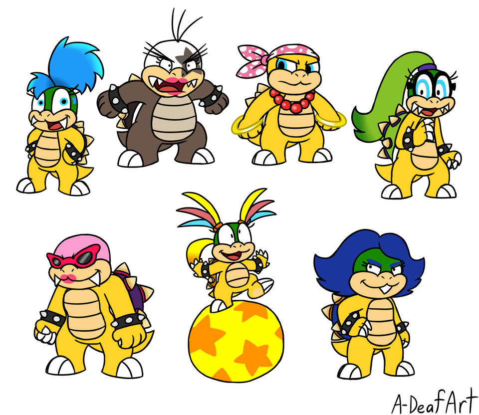 Koopalings Genderbent by HandyxRussell10 on DeviantArt