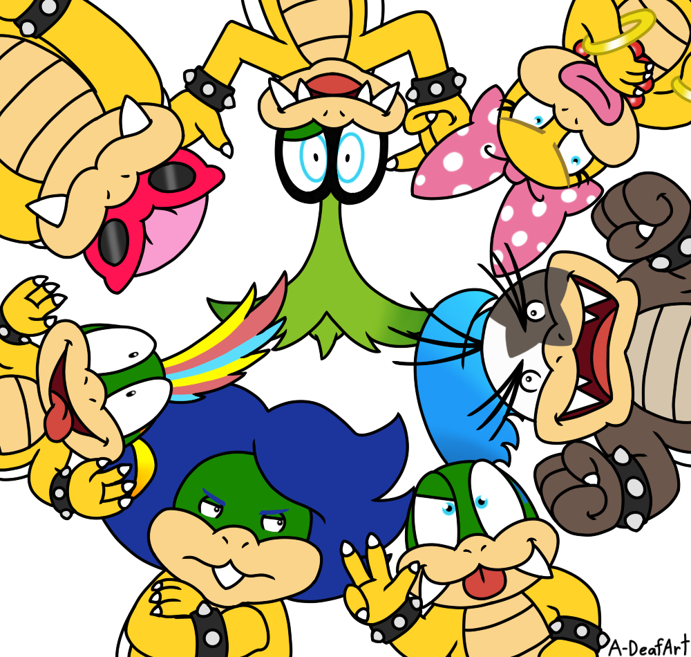 RE-DRAW - Koopalings too by HandyxRussell10 on DeviantArt