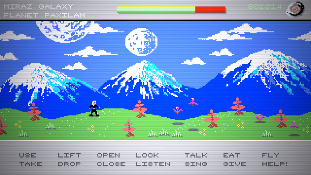 c64 Elsewhere Grass BIG Pixel by Aealacreatrananda
