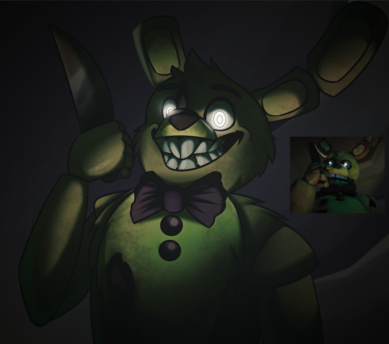 Tfc Springtrap Springtrap | Redraw by ARTmaniakChannel on DeviantArt