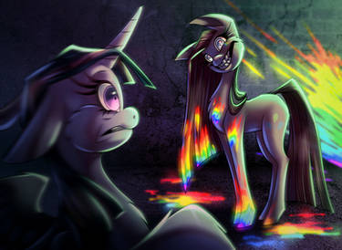 Rainbow Blood | MLP Fanart | Redraw 4.0 | 2024