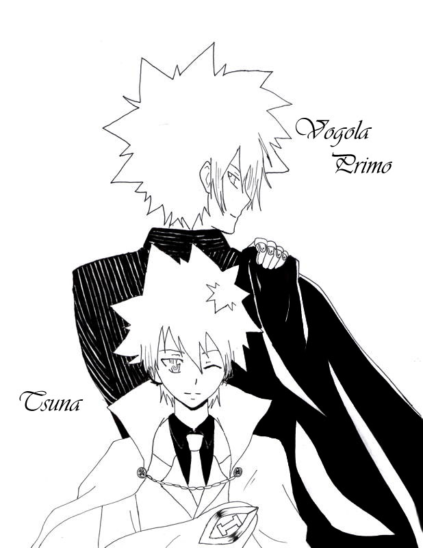 Vongola Primo and Tsuna