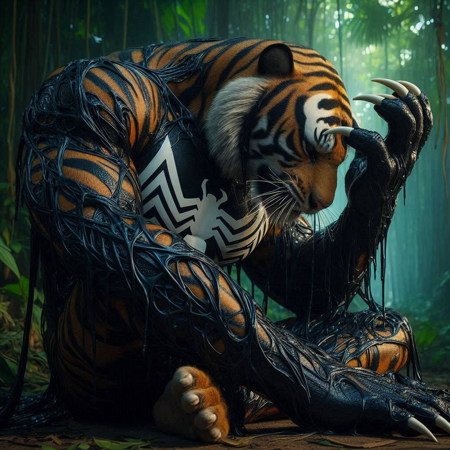 Tiger Transform Tiger - Venom transformation (2) by SymbioteAI on DeviantArt