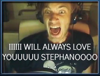 I love PewDiePie