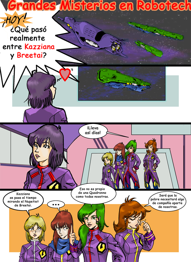 Misterios en Robotech2- Comic