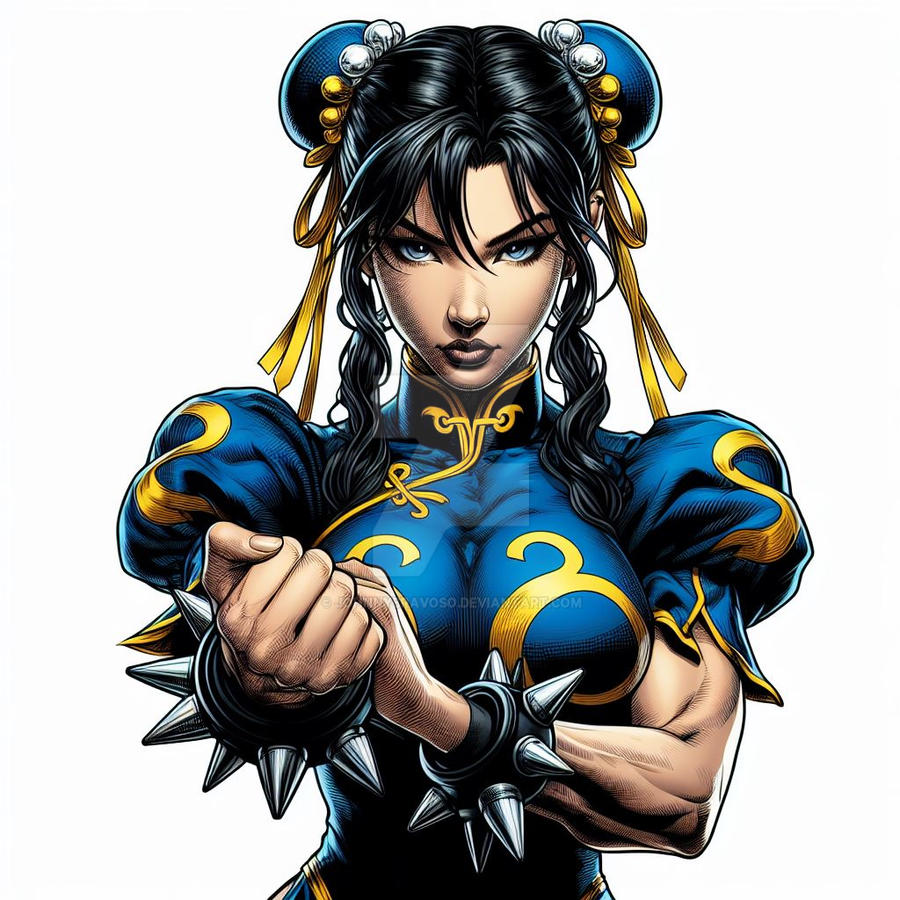 Chun Li In English Chun Li by JohnnyBravoso on DeviantArt