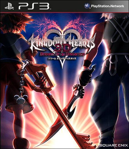 Destruktiv Regnbue direktør Kingdom Hearts 3ds cover by blueaqua77 on DeviantArt