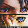 Sora and Aqua icons