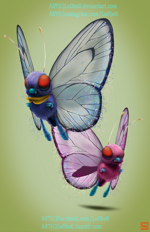 pokemon project 012 Butterfree AshSpecial byLo0bo0 by Lo0bo0