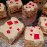 Minecraft Cake- Rice Krispie Treats