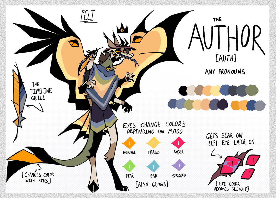 Deviantart Author AUTHOR REF VERSION 3 by OrigamiPelican on DeviantArt
