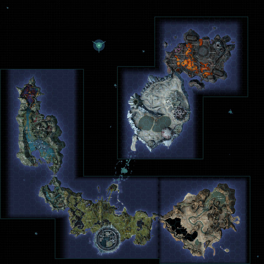 Xenoblade Chronicles X Map HD by WizPigOP on DeviantArt