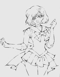 Sailor moon colouring page.