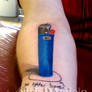 Super 3D BIC Lighter Tattoo