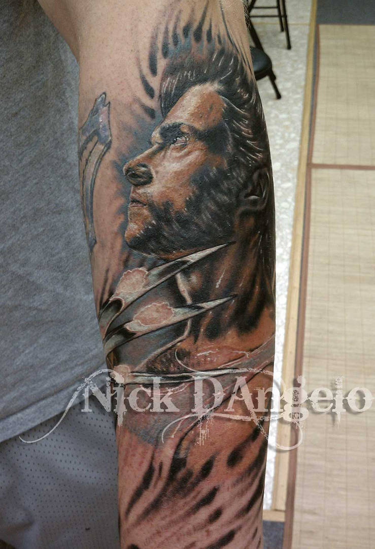Wolverine Hugh Jackman Tattoo by NickDAngeloTattoos on DeviantArt