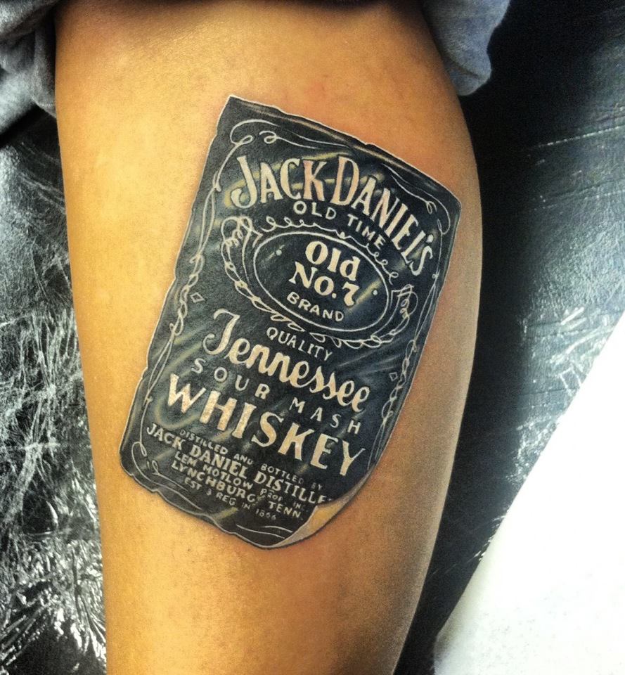 Jack Daniels Tattoo by Nick D'Angelo