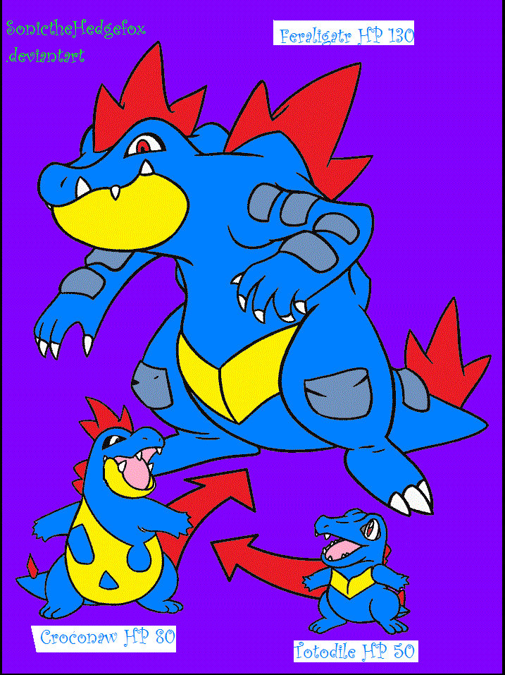 Pokemon Totodile Croconaw And Feraligatr By SonictheHedgefox On pokemon-totodile-croconaw-and-feraligatr-by-sonicthehedgefox-on