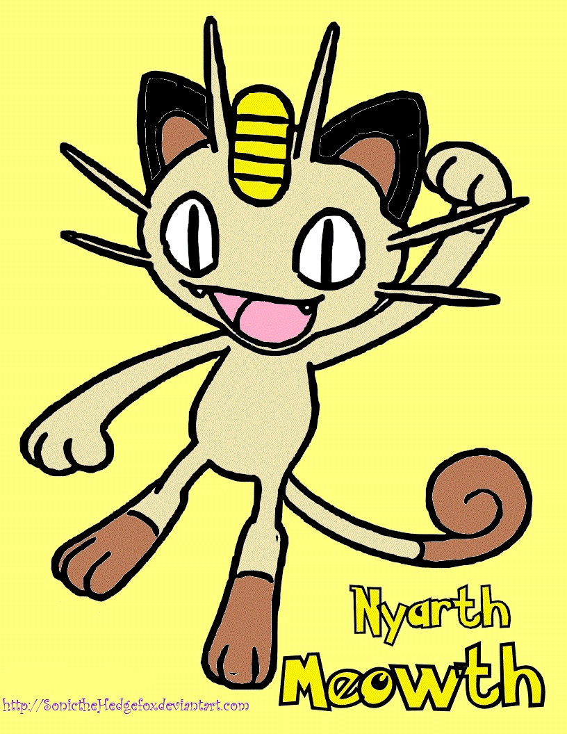 Meownth Pokemon Meowth by SonictheHedgefox on DeviantArt