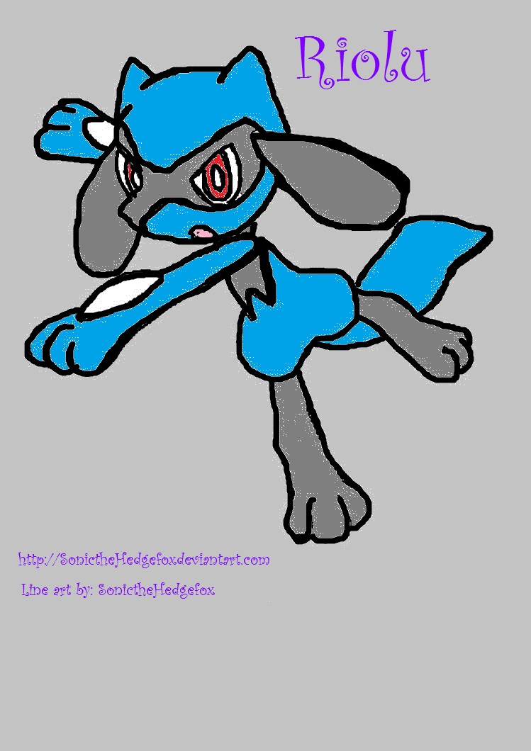 Pokemon Rio Pokemon Riolu by SonictheHedgefox on DeviantArt