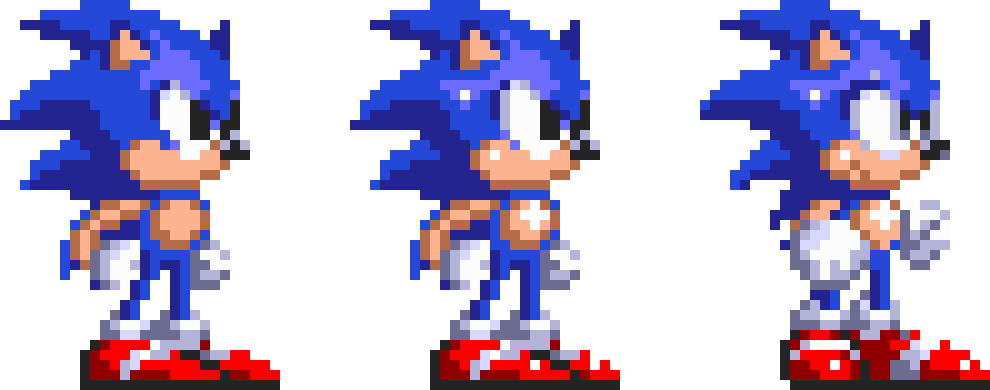 Sonic 3-Styled Sonic 1 and 2 Sprite by MarioYT21 on DeviantArt