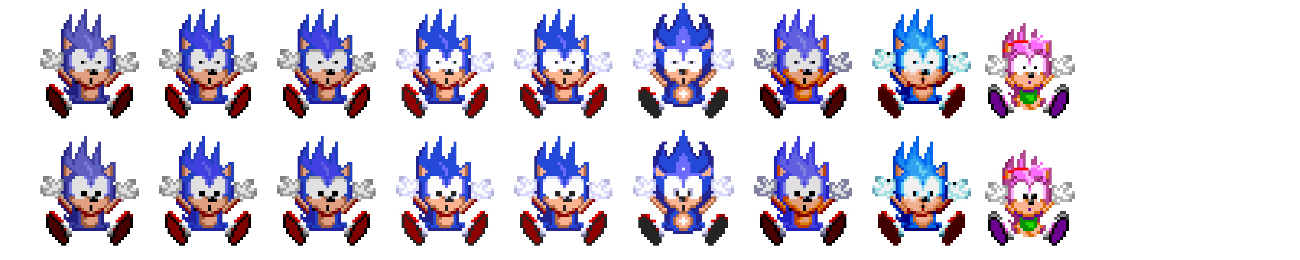 Sonic 2D Drawn Sprites Compilation - GIF - Imgur