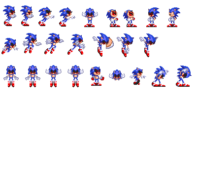 Sonic.EXE Sprite Fixes (W.I.P.) by MarioYT21 on DeviantArt