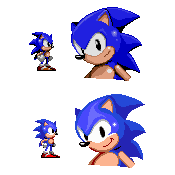 Sonic 2 but swapped by MarioYT21 on DeviantArt