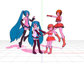 [MMD] FIGHT, FIGHT, FIGHT, IT'S A VOCALOID FIGHT!!