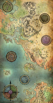 Guild Wars Antique Map