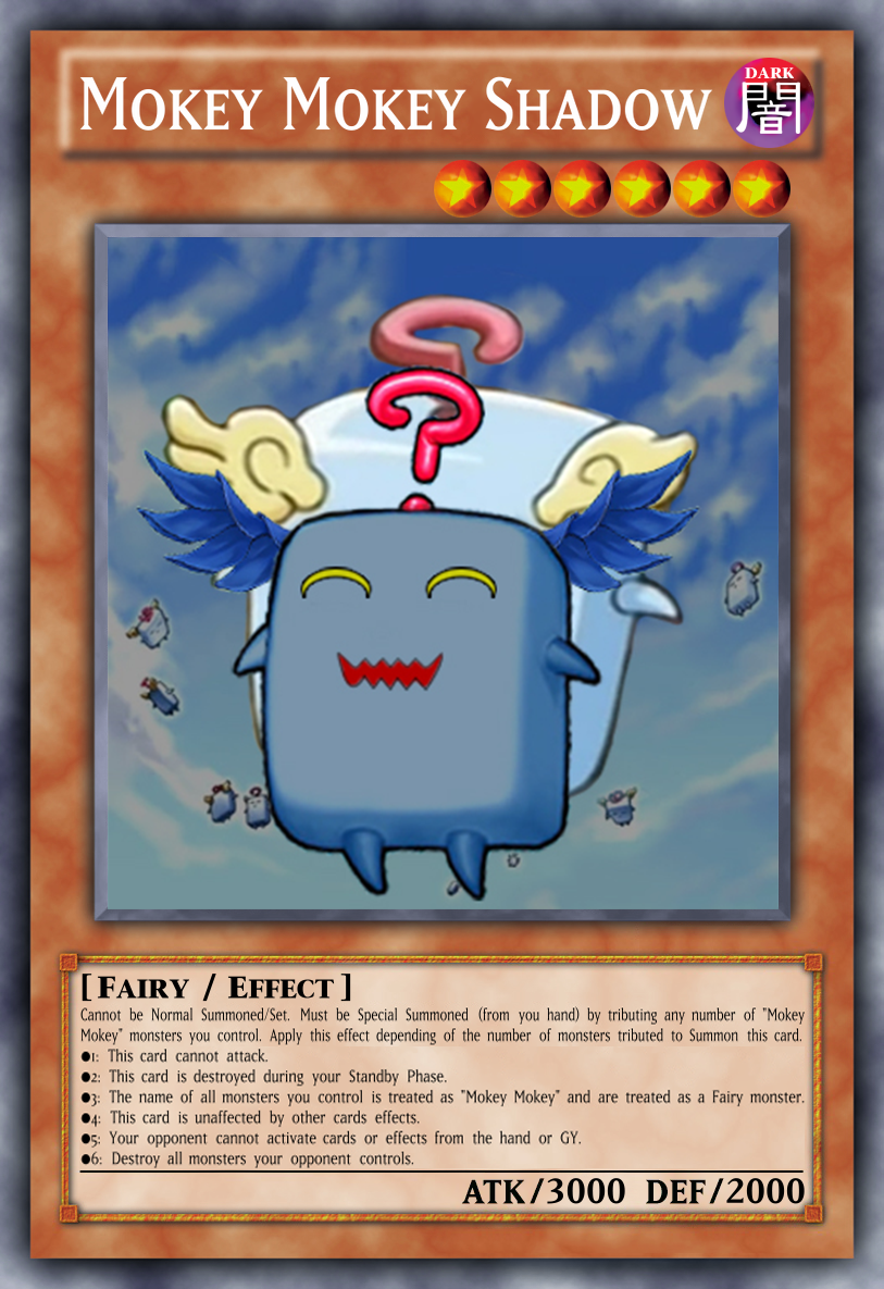 yugioh mokey mokey cards Yu-Gi-Oh! - Smackdown (RDS-EN043) - Rise of Destiny - 1st Edition add 1 Mokey Mokey card from your Deck to your hand Mokey Mokey Nomenclature by BDSceptyr