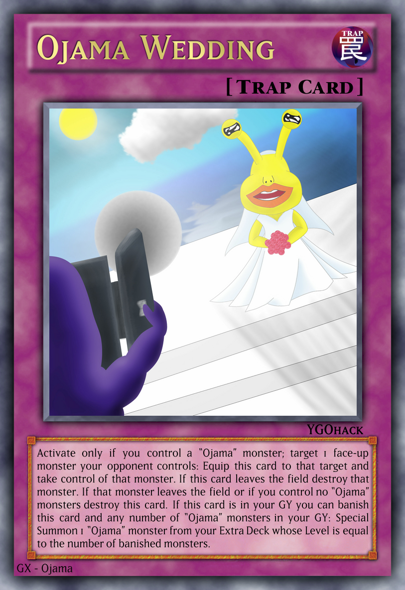 yugioh wedding card Yu-Gi-Love wedding yugioh card Custom Yu-Gi-Oh