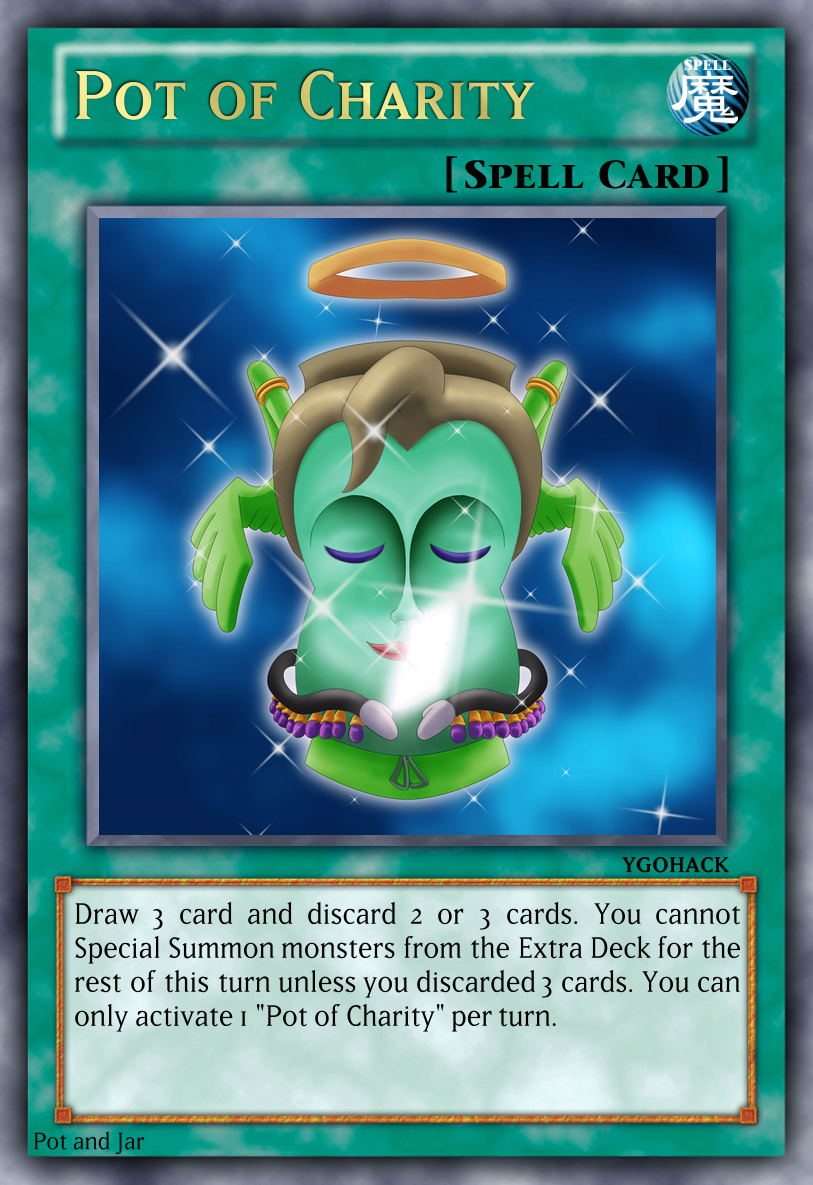 yugioh charity card Yu-Gi-Oh! - Graceful (HL04-EN004) - Hobby League Season 4 - Promo Edition Platinum Secret Rare Draw 3 cards Pot of Charity by hack137