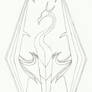 Skyrim Symbol Lineart