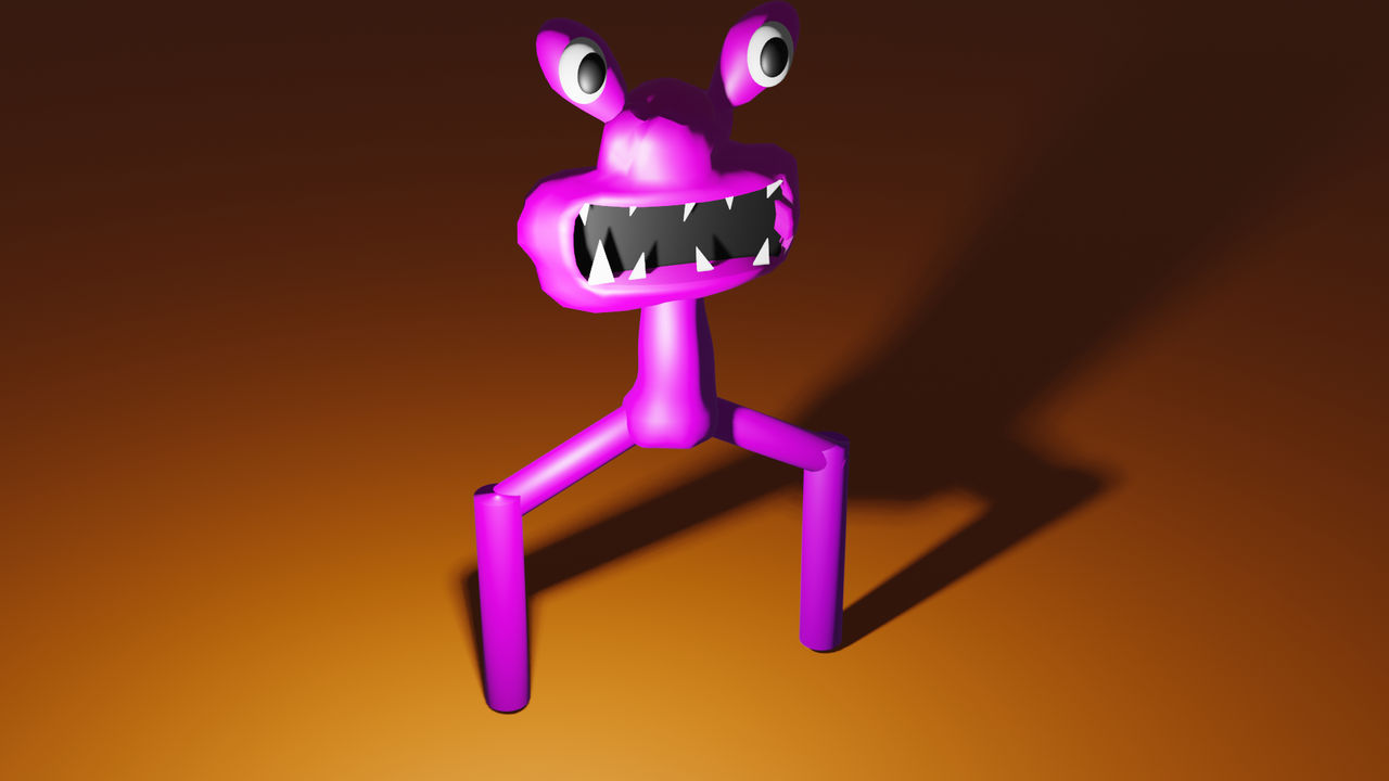 Pink Rainbow Friends Fanmade by messtalesans on DeviantArt