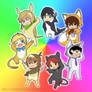 Vongola XI Famiglia chibi animals