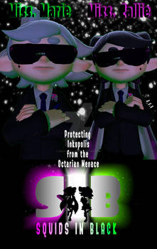 Squids In Black: Poster (Men In Black Parody)