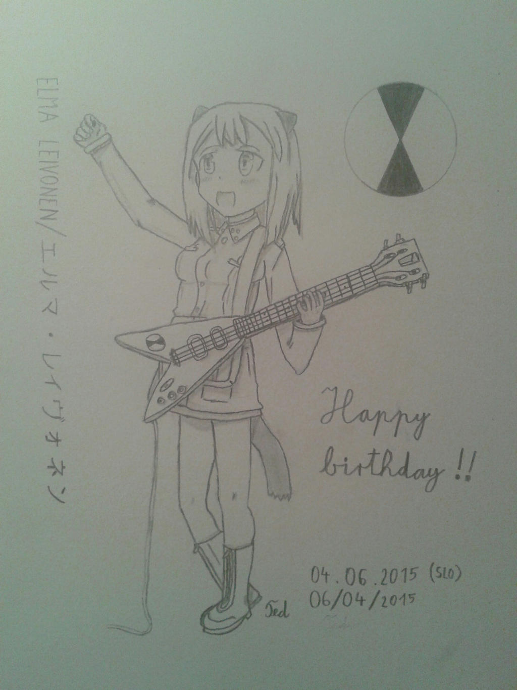 Elma Leivonen Playing A Bass Guitar By Ted1999 On Deviantart Elma Leivonen Playing A Bass Guitar By Ted1999 On Deviantart