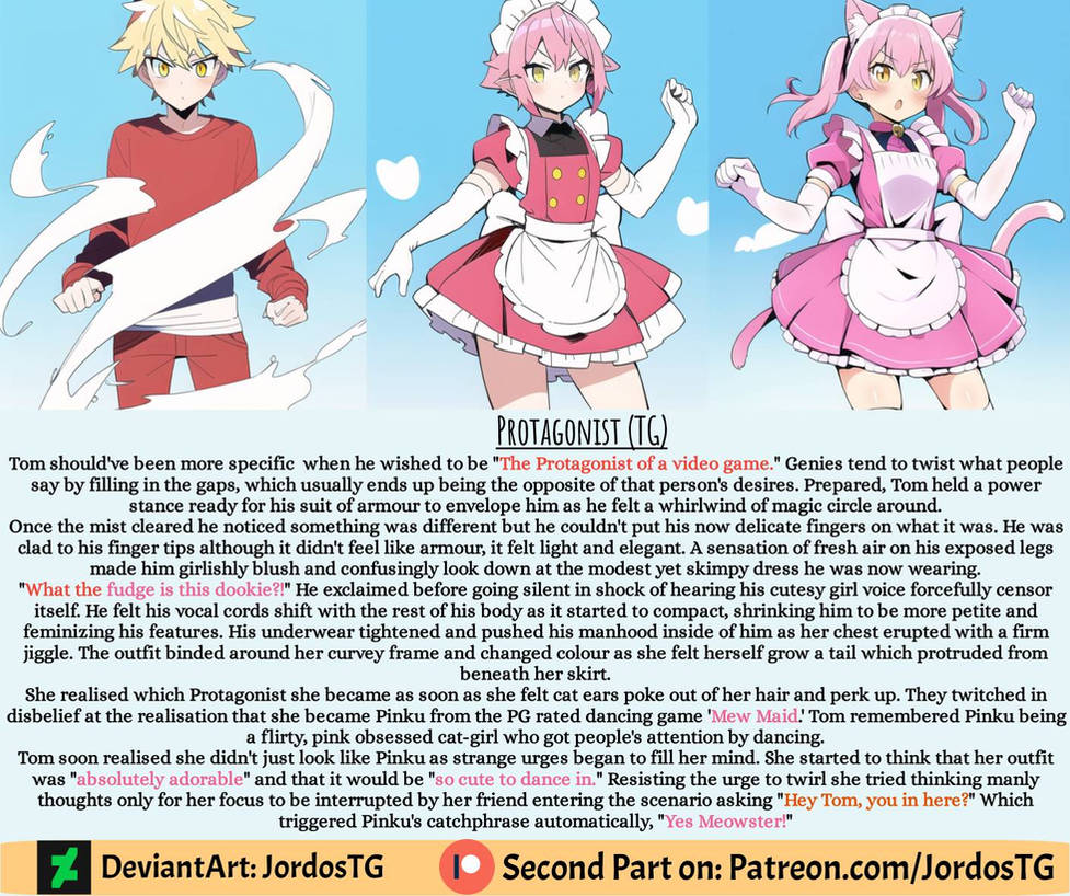 Protagonist Tg Caption Part 1 By Jordostg On Deviantart Protagonist Tg Caption Part 1 By Jordostg On Deviantart