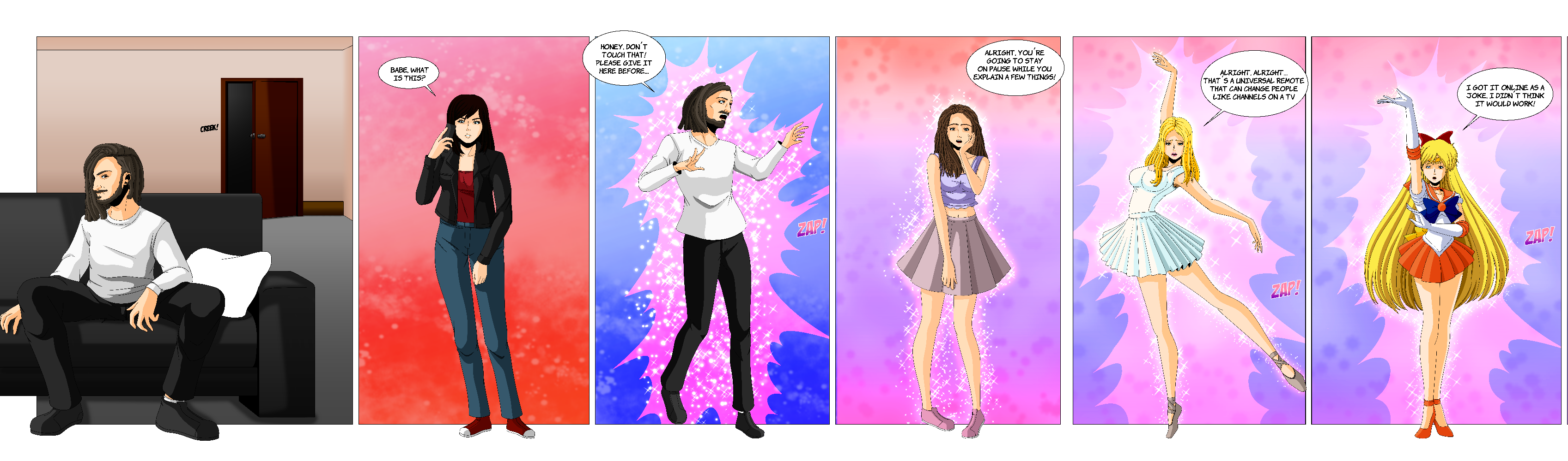 Universal Adapter Comic Universal Remote (TG Comic) Part 1/2 by JordosTG on DeviantArt