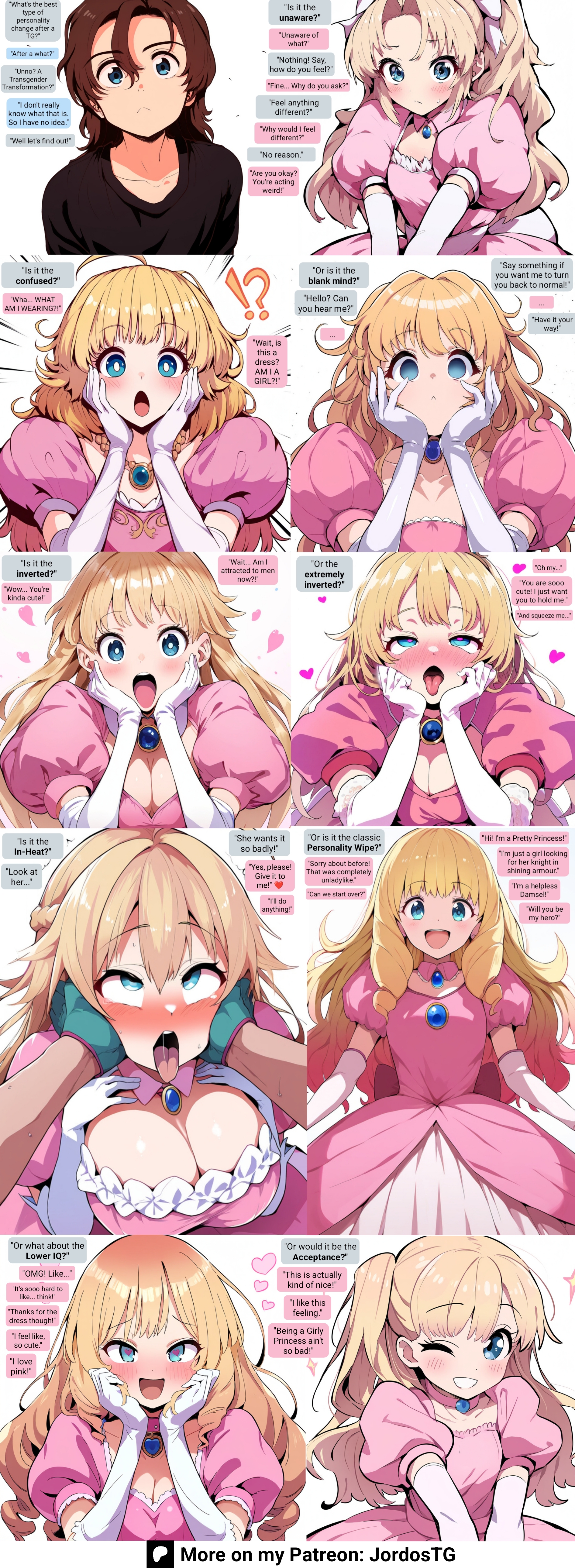 What's the best Personality Change after a TG?