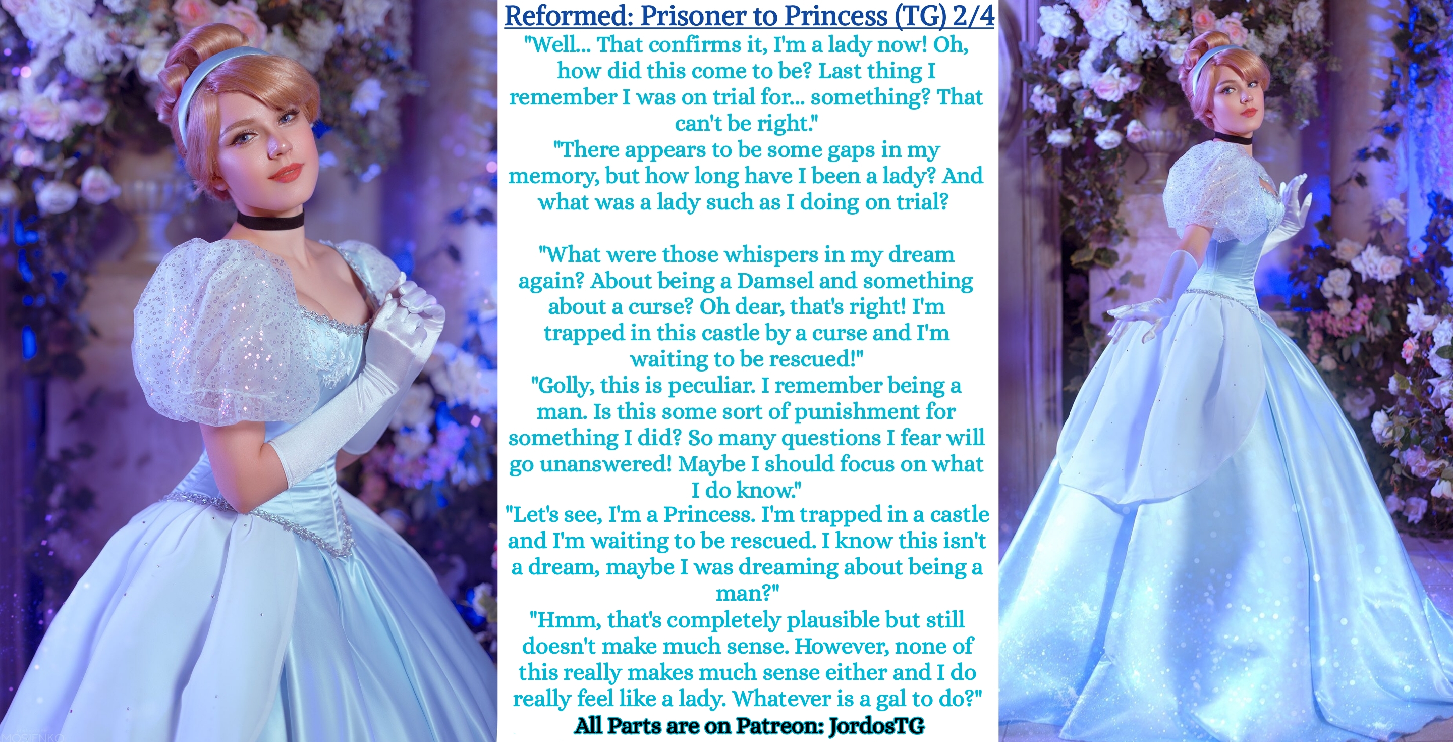 Reformed: Prisoner to Princess (TG Caption) 2/4