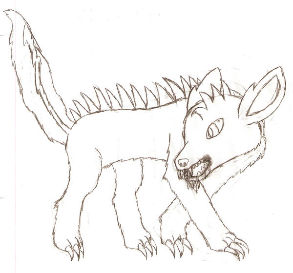 Chupacabra Drawing By Skeletonbat On Deviantart
